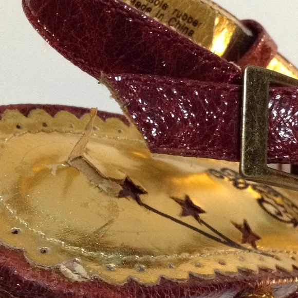 Naughty Monkey Patent Reptile High Heel Sandals - Picture 8 of 8